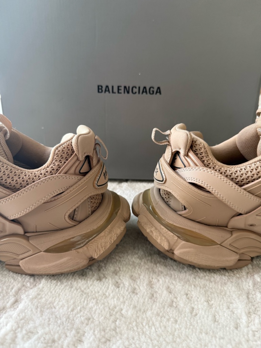 Balenciaga Track Sneakers – Size 39 – Beige/Nude – With Box - Picture 5 of 5